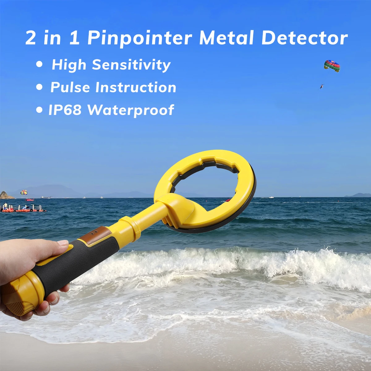 2 In 1 Underwater Detector Pinpointer Handheld Underwater Pulse Dive