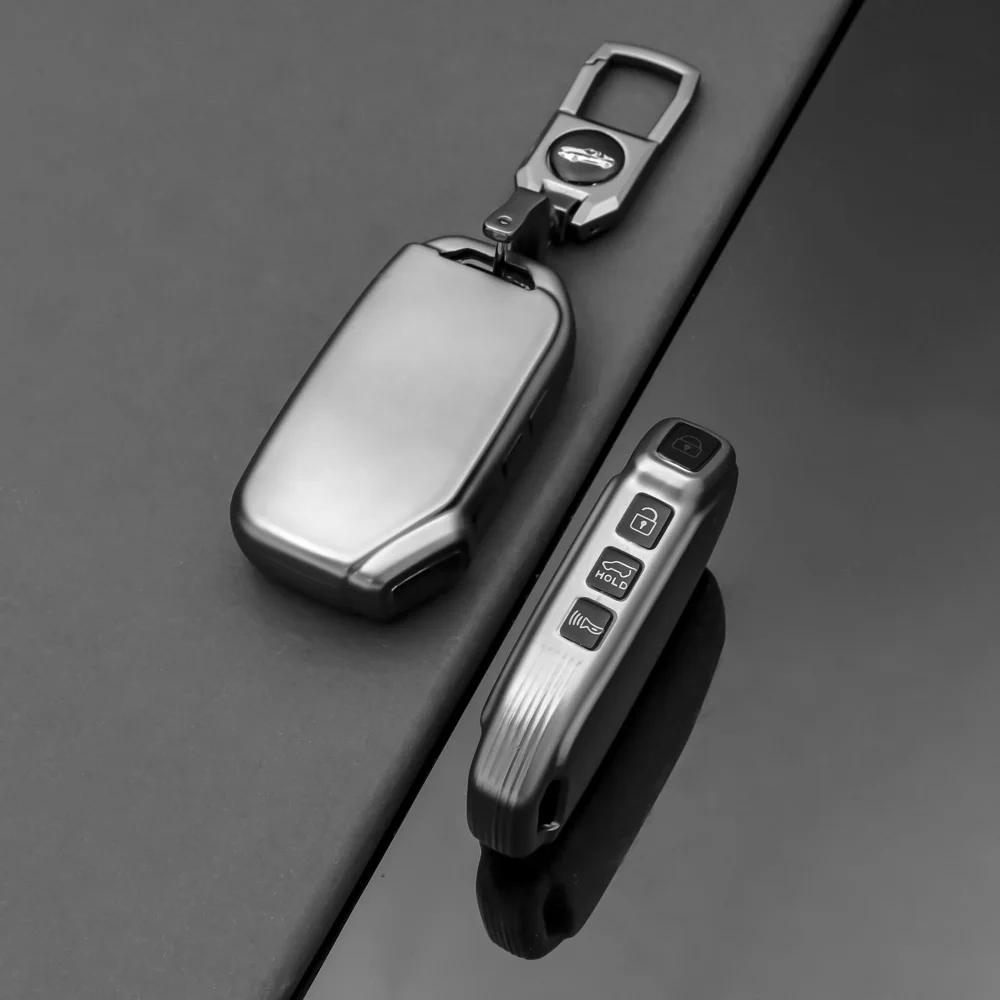 Premium TPU Car Key Case Cover & Keychain - Sleek Shell Fob Holder for Enhanced Style and Protection