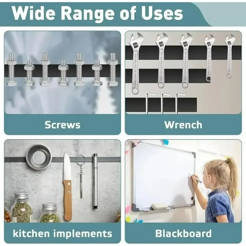 Versatile Self-Adhesive Flexible Magnetic Strip