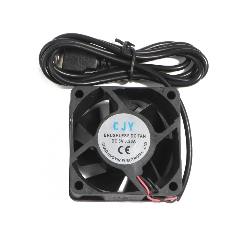 1Pack 60mm USB Fan 5V Brushless Cooling Fans for PC Computer Case Cooler for Raspberry Radiator Ventilation Oil Bearing