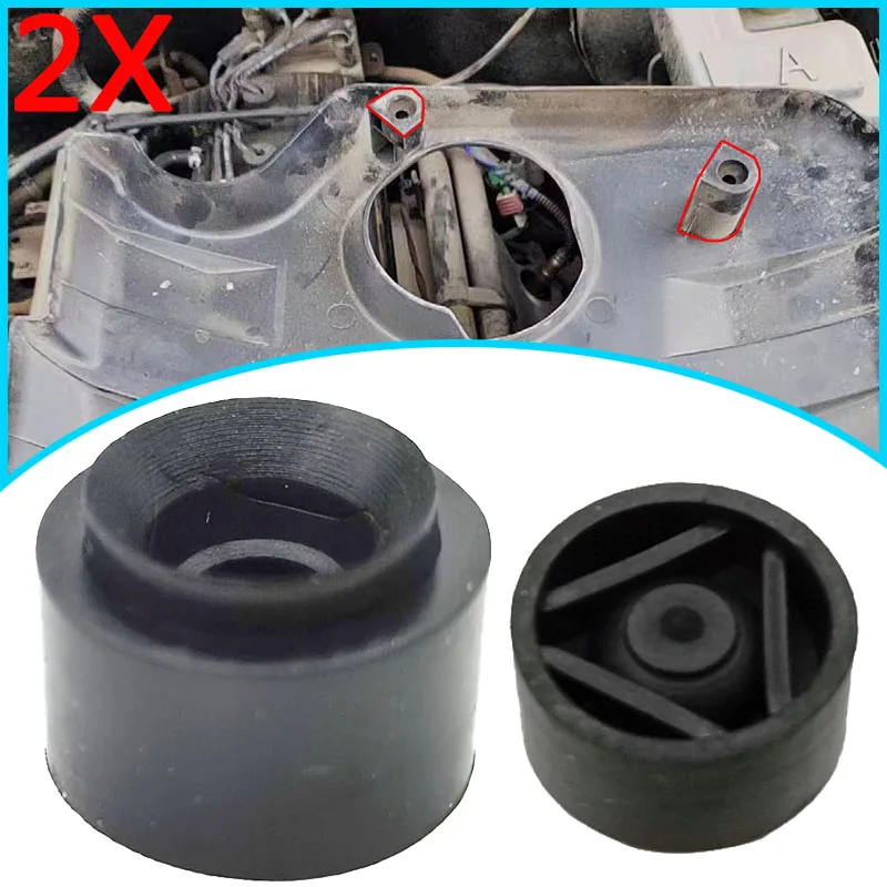 For Audi A1 2010 2011 2012 2013 2014 2015 2016 Engine Cover Rubber Bushing Grommet Clip 07C103226 2PCS 1