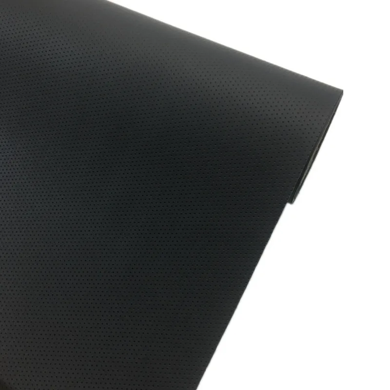 Perforated Vinyl Faux Leather Sheets Upholstery Vinyls Faux Leather Fabric Stretchy DIY Crafts Steering Wheel Headrest