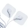 2-Way 2.35mm Plug Wires for Tens EMS Massager Electrical Nerve Muscle Stimulator Electrode Cable Line Wire for Electrode Pads 6