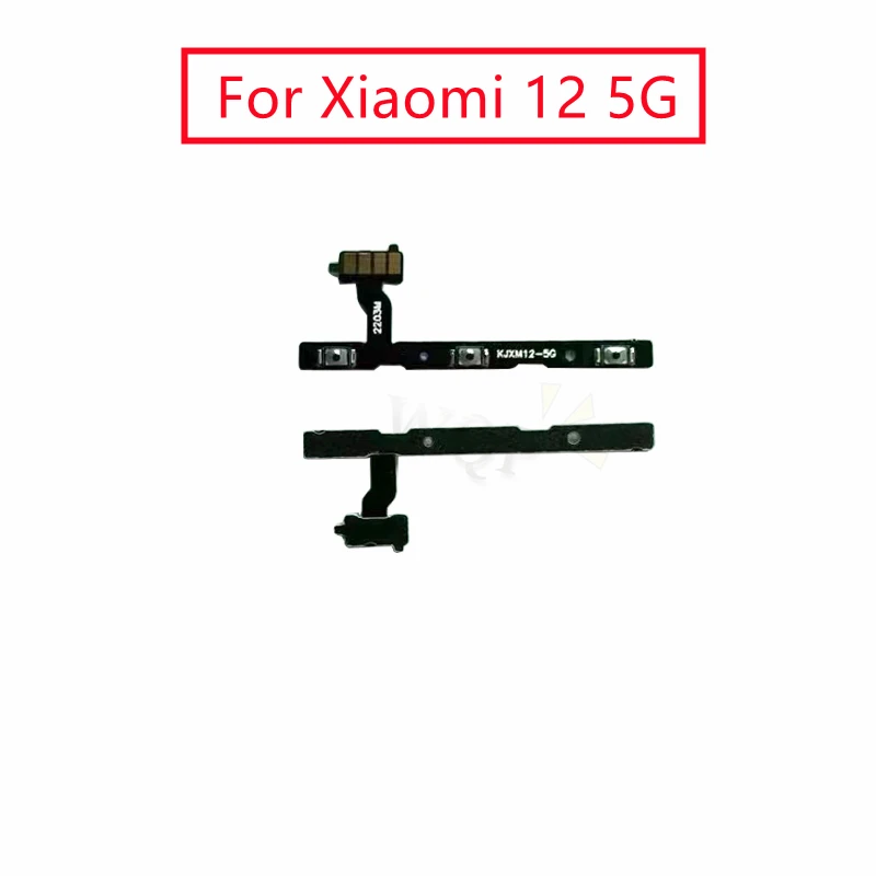 

for Xiaomi Mi 12 5g Power Volume Flex Cable Side Key Button On Off Switch Flex Cable for Redmi 9 Repair Spare Parts