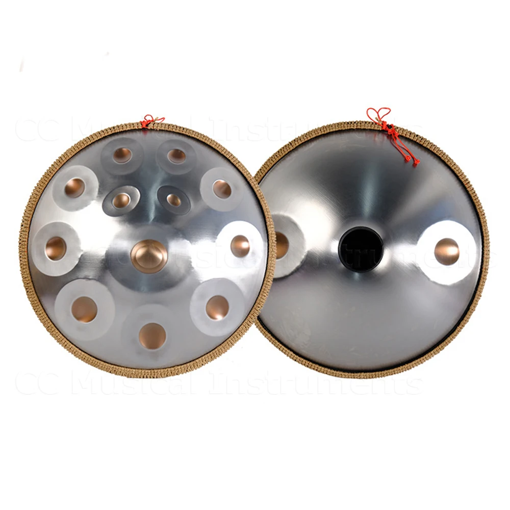 Steel Tongue Drums for Yoga Meditation, Musical Percussion Instruments Gift, D Minor, 14 Notes, 432Hz, 440Hz, 22 Inch