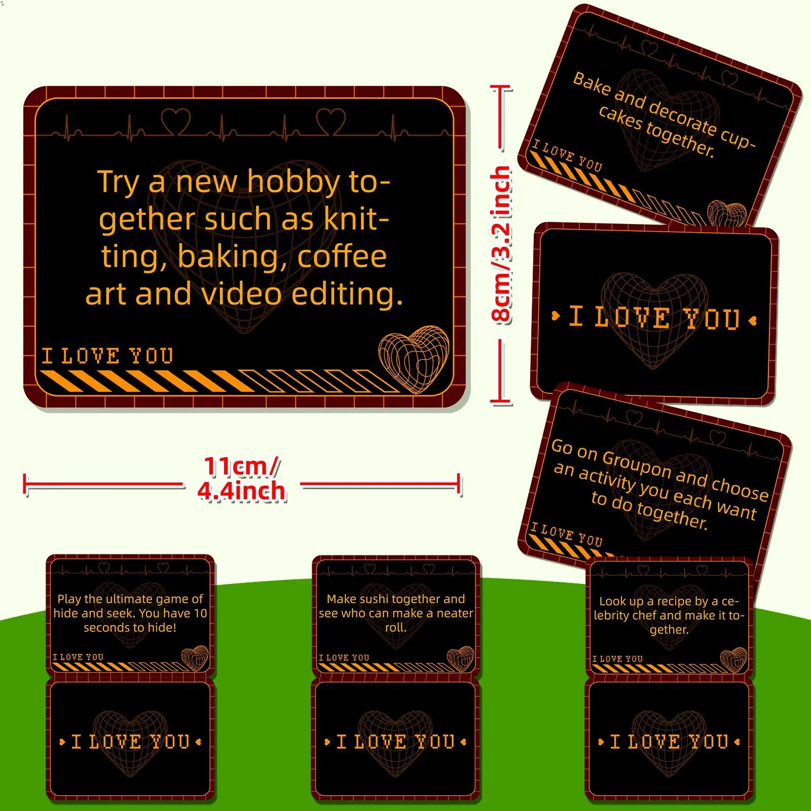 50x Conversation Cards for Couples Gifts for Valentine's Day Adults Weddings