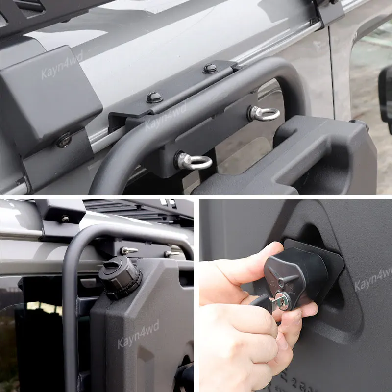 オフロード4x4アクセサリー サイドウィンドウ拡張ラダーラック 燃料