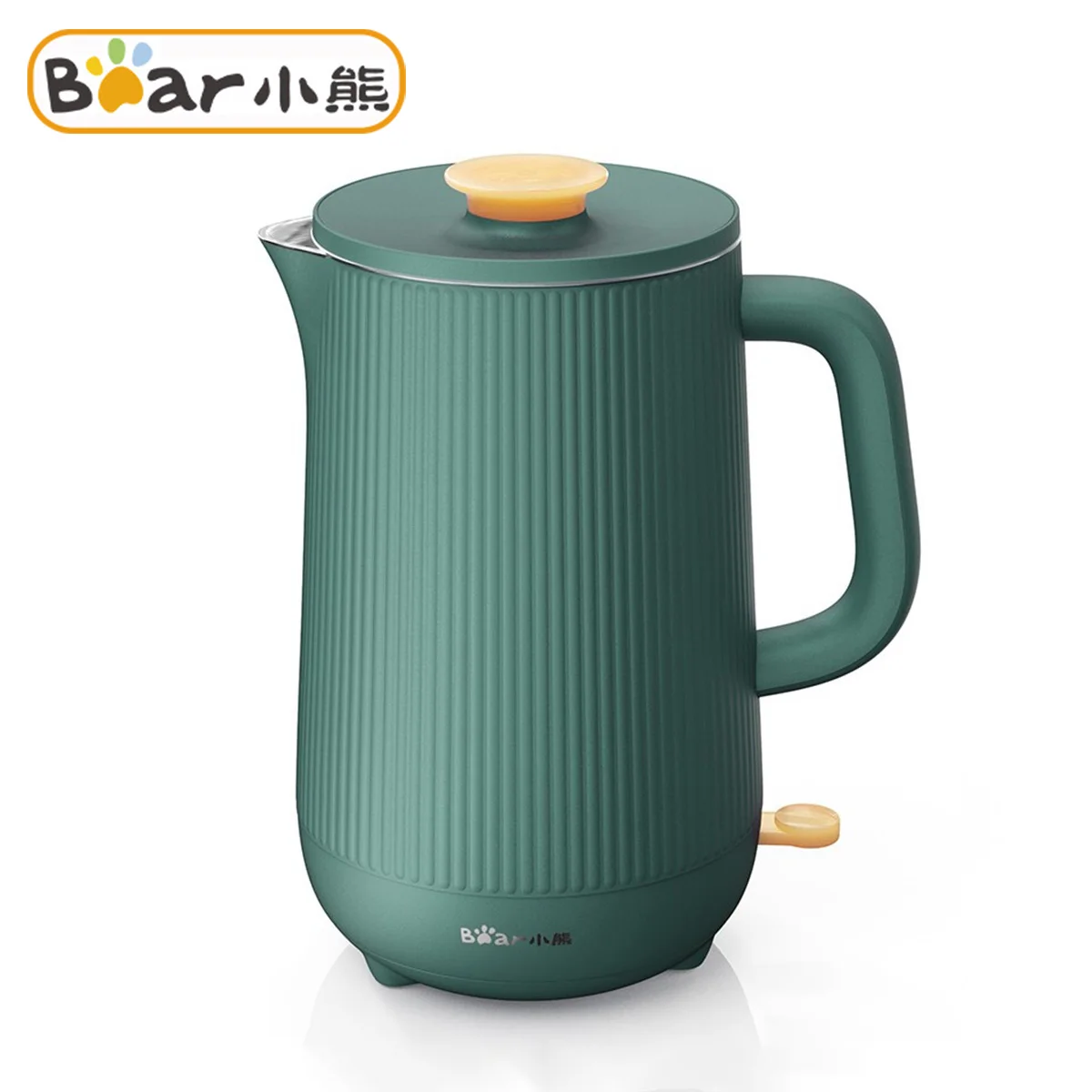 Bear Electric Kettle 1.6Lhousehold Electric Kettle 304 Stainless Steel Seamless Liner 1800W Fast Boiling Water Boiler 220V bear electric kettle 1 6lhousehold electric kettle 304 stainless steel seamless liner 1800w fast boiling water boiler 220v