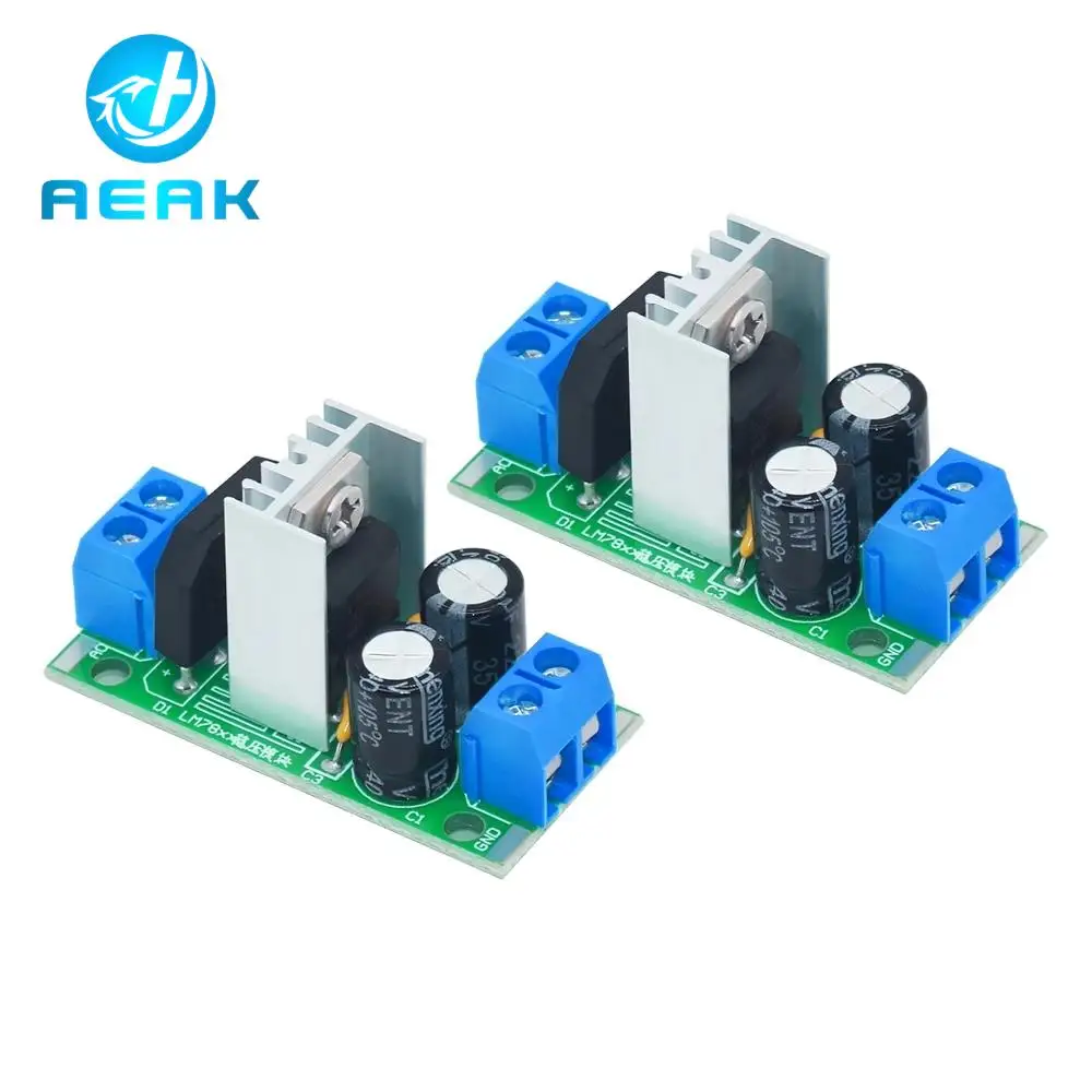 L7805 LM7812 Threeterminal Regulator Power Supply Module Rectifier