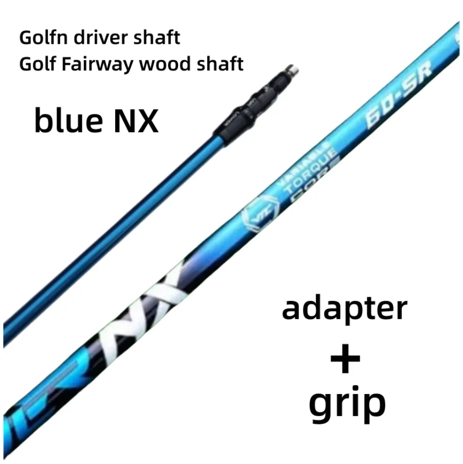 Golf club shaft NX blue 50/60/ S/SR/R/X graphite shaft driver and Fairway wood free assembly sleeve and grip