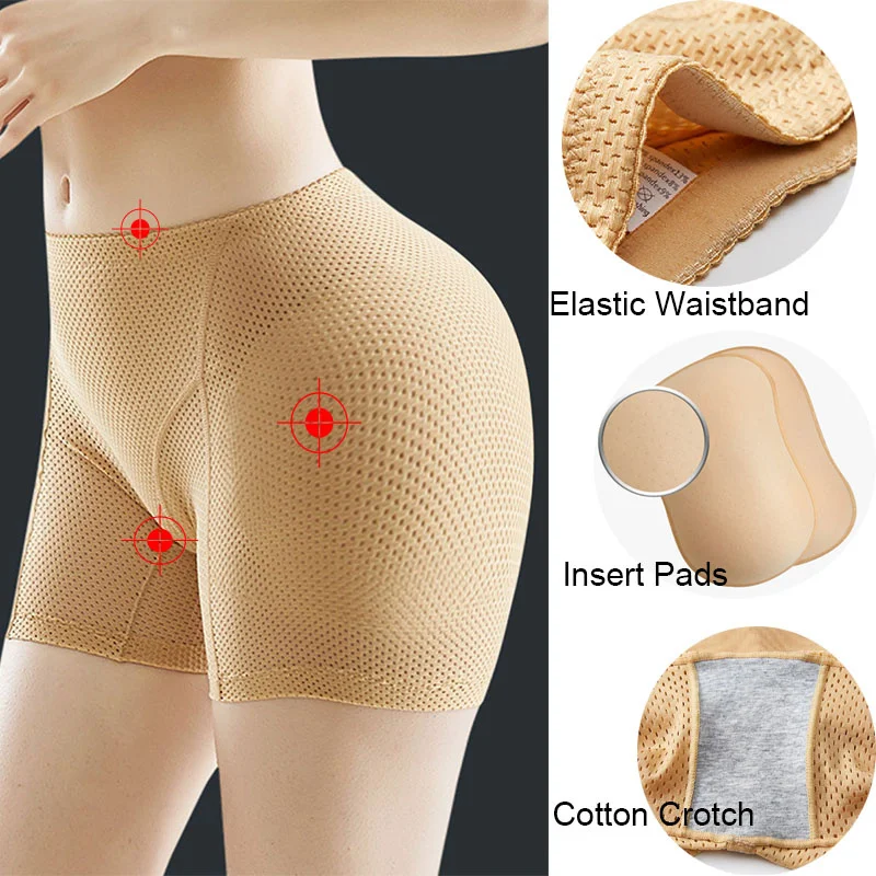 Butt Hip Enhancer Hip Butt Padded Panties Pads Enhancer Shaper Underwear Cushion Booty Shapewear Enhance Shorts Shapers Bum Hip Lifter Body