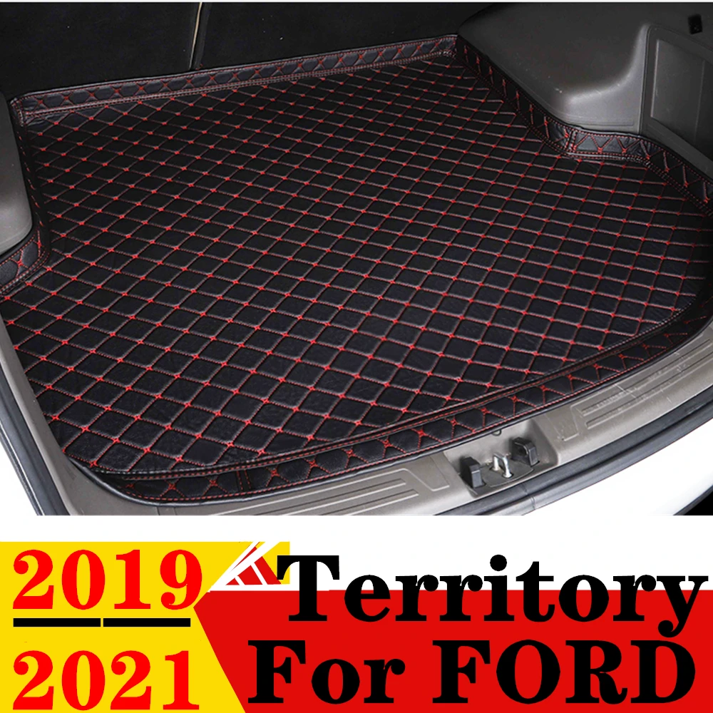 

Коврик для багажника автомобиля Ford 2021 2020 2019 XPE, кожаный задний багажник, коврик для багажника, задний коврик для груза, защитный ковер