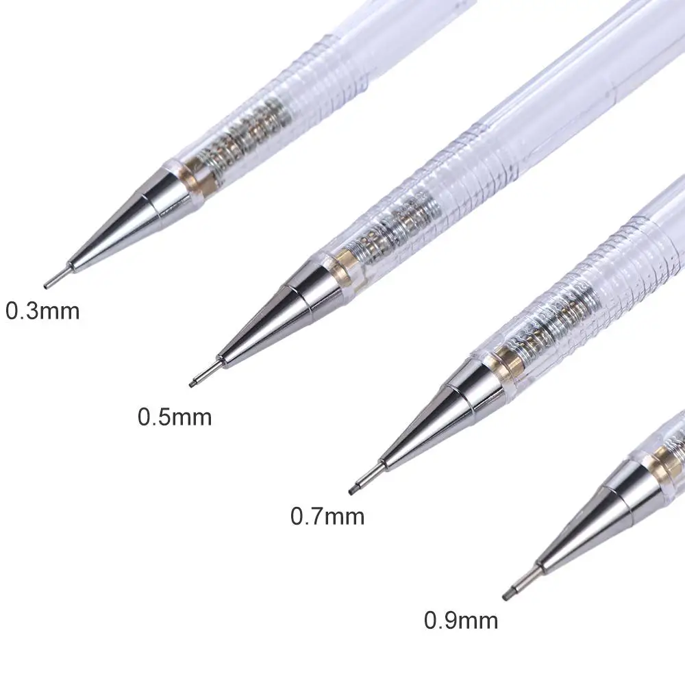 

Supplies Writing Art Painting Transparent 0.3 0.5 0.7 0.9mm Propelling Pencil Mechanical Pencil Movable Pencil Automatic Pencil