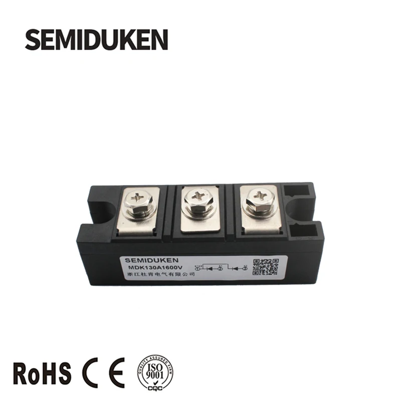 

Новый Выпрямительный диодный модуль SEMIDUKEN MDK25A MDK55A MDK110A MDK600A MDK800A 25A-1000A 400V-2600V в наличии