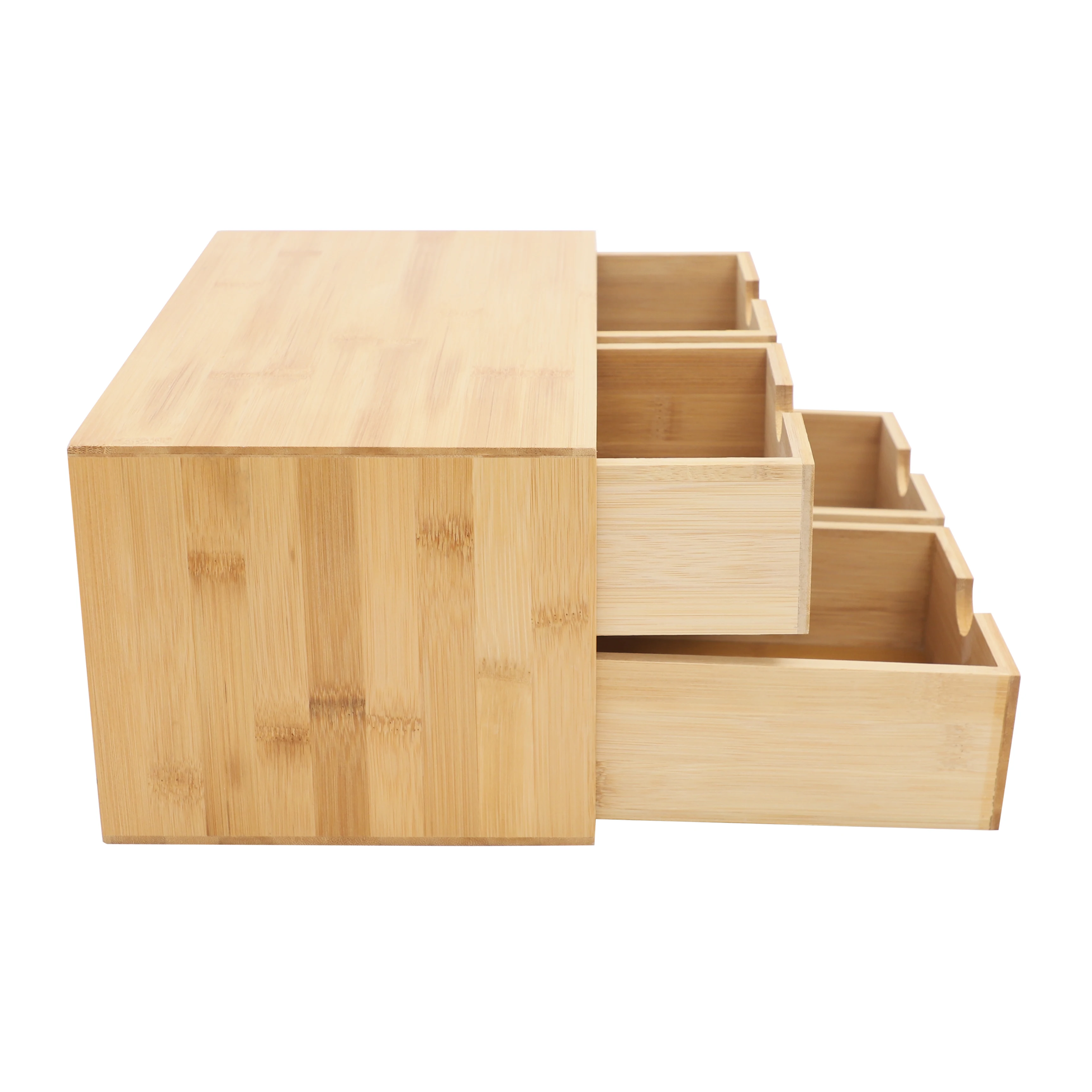 4-Drawer Bamboo Desktop Organizer 6
