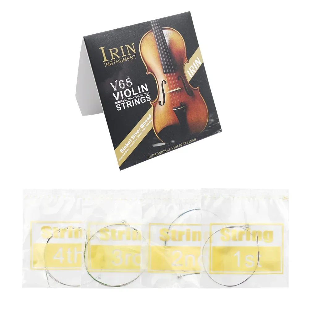 Premium Nickel Silver Violin Strings Set