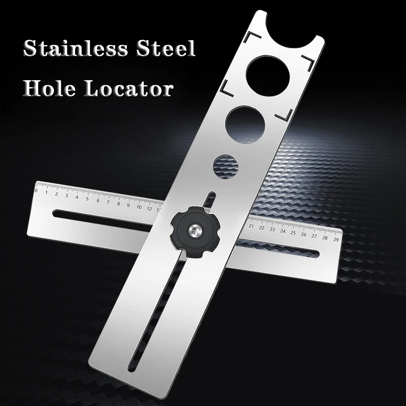 Stainless Steel Glass Tile Punching Locator Marble Wall And Floor Drill Bit  Opening Artifact Universal Multi-Function Measuring AliExpress