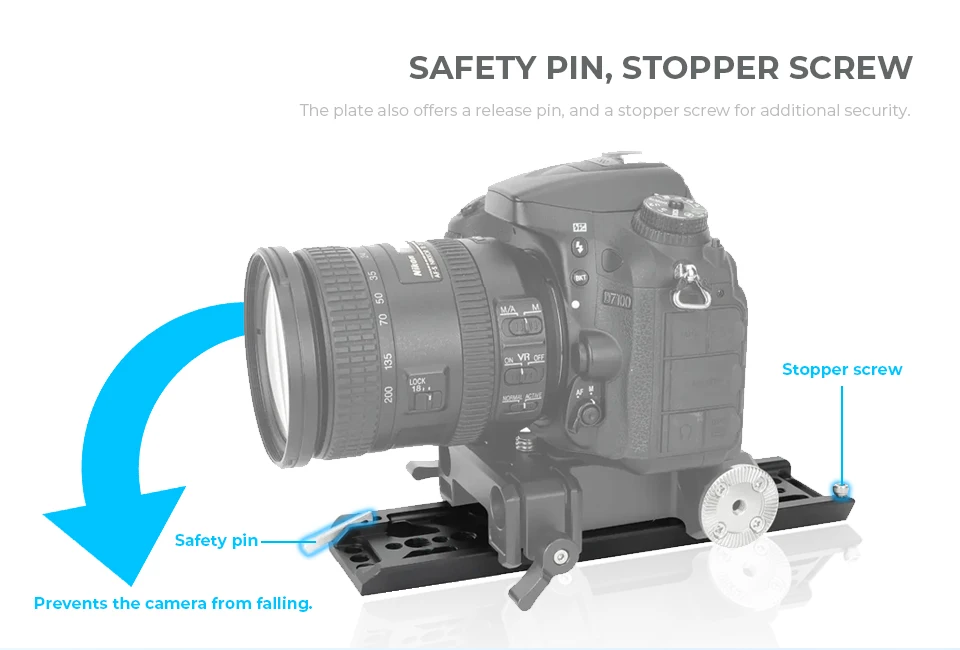 Camera Quick Release Plate 5.9/8/10inch Bottom Dovetail Plate For Tilta Standard