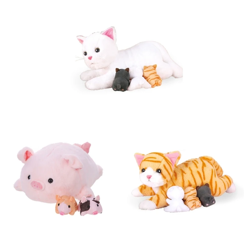 Interactive Plush Toy Pink Pig Companion Toy Speaks and Interacts Perfect for Both Kids Adults to Enjoy at Home