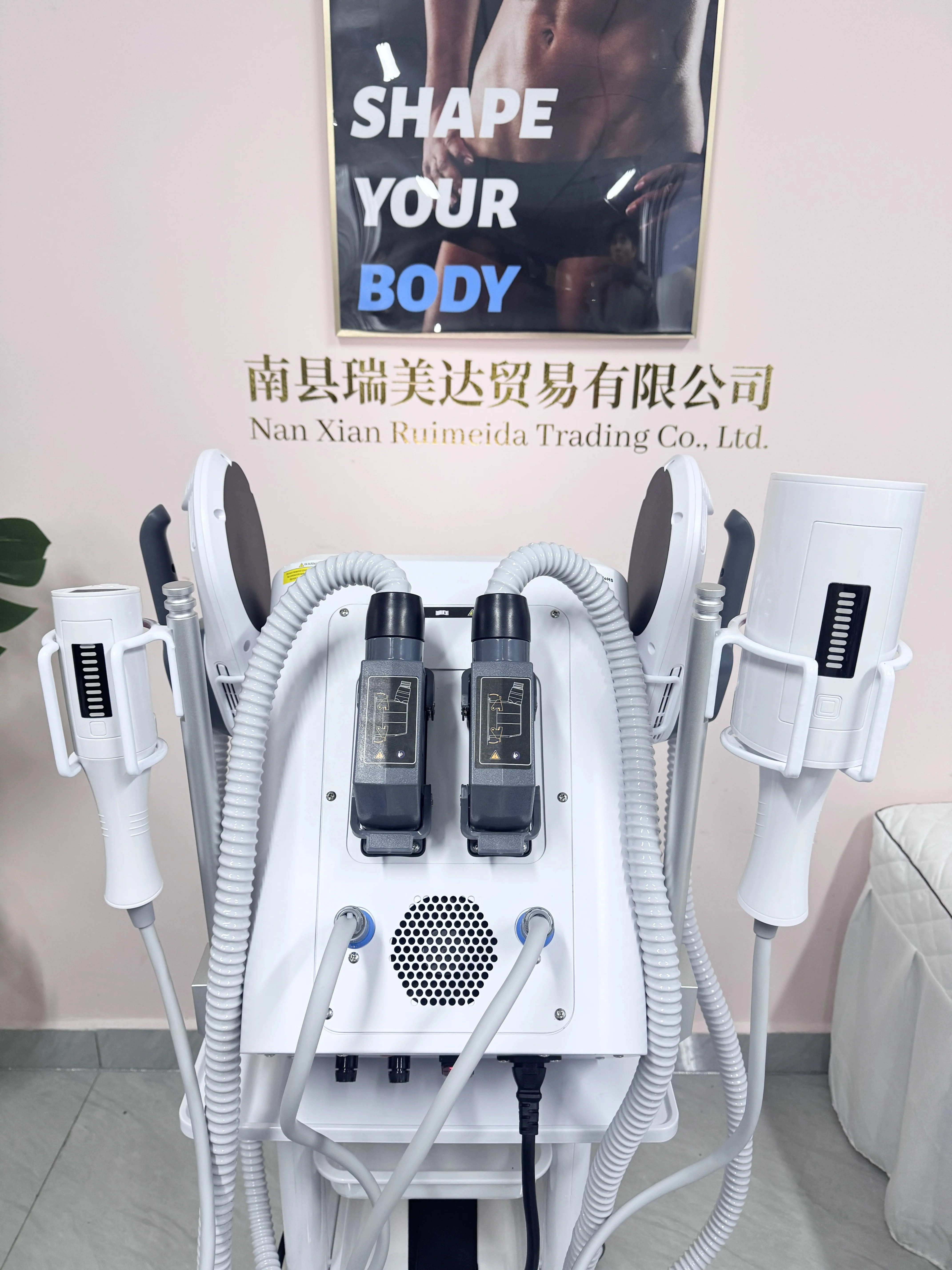 EMS Vacuum Inner Ball Roller 360 Degree Rolling Cellulite Massage Weights Loss Machine Body Muscle Body Slimming Fat Removal - immagine 2