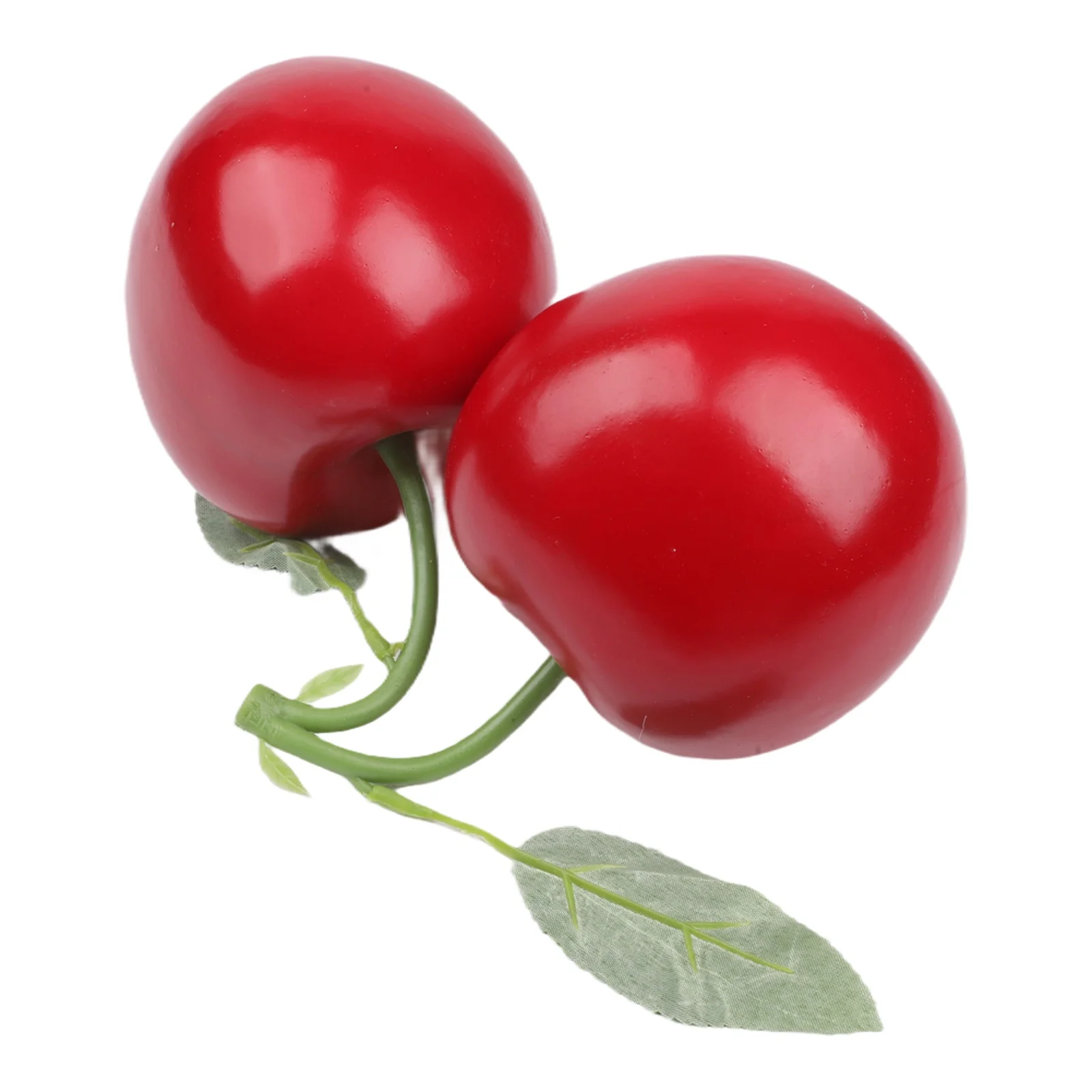 Large Red Artificial Cherry Decor for Photography and Display