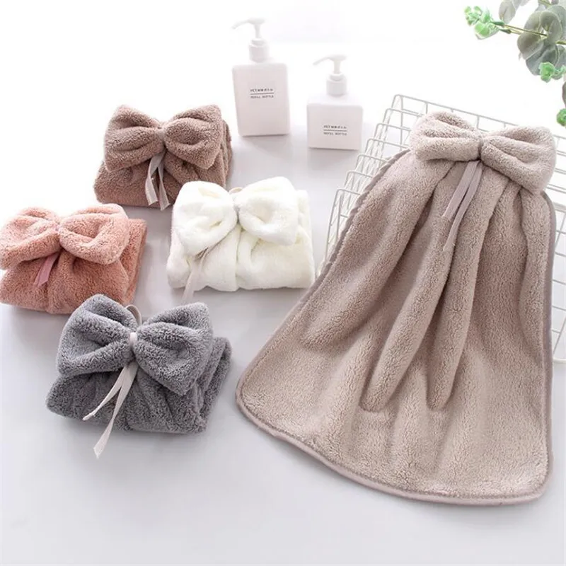 Hand Towel Microfiber Fabric Quick-Dry Water absorption Dry Hanging Wash Kids Daily Using Kitchen Toilet microfiber towel,hand towel,microfiber hand towel