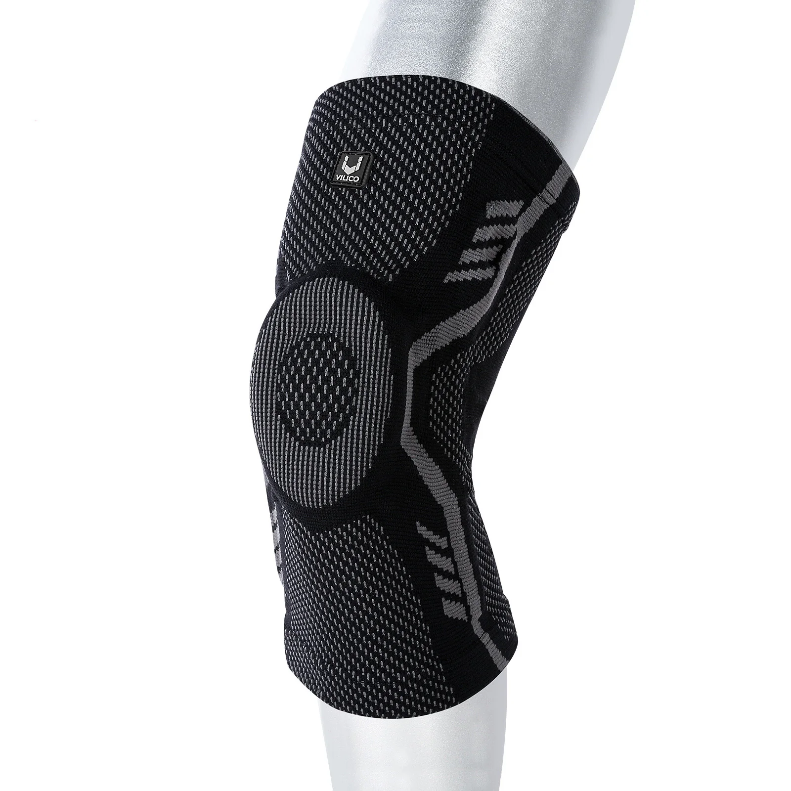 

1 Piece Compression Knee Sleeves Side Stabilizer Sports Knee Braces Support Basketball Knee Pads Patella Protector Pain Relief
