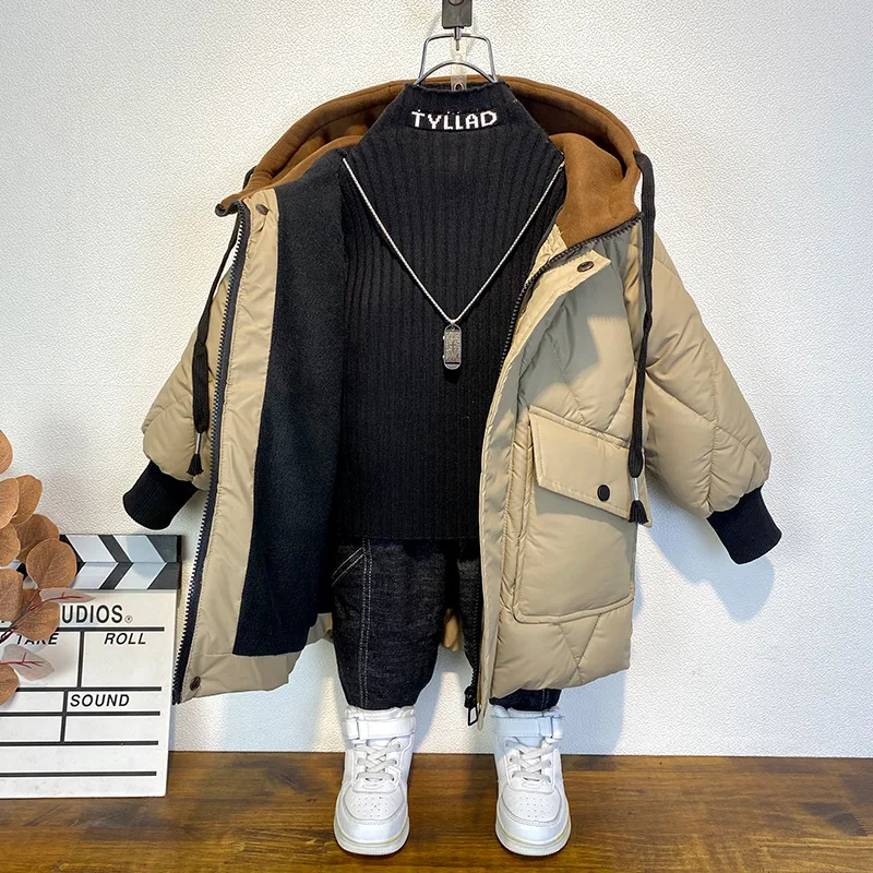 Children Winter Down Jacket Boy toddler girl clothes Thick Warm Hooded Coat Kids Parka spring Teen clothing Outerwear snowsuit down jacket children jackets