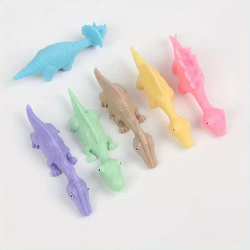 Stress Relief Toys Sticky Toys Catapult launches dinosaur fun taunt sticky pressure relief toys interesting dinosaur sticky wall toys