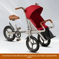 Vélo avec enfants vélo Parent-enfant 20 pouces siège avant bébé à trois roues 2