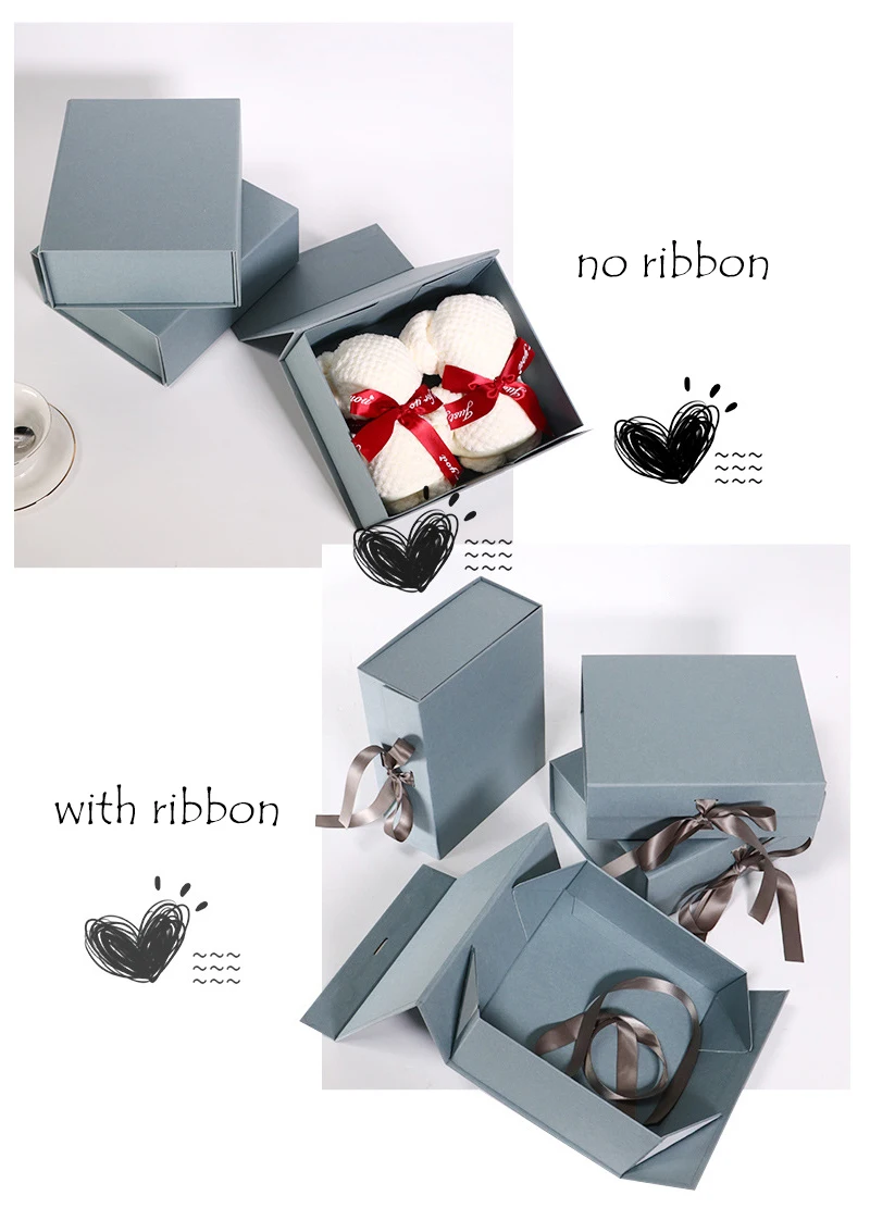 10PCS Luxury Magnetic Gift Boxes with Custom Logo, Foldable Cardboard Proposal Boxes fo... - SKU LMGB2241 - UGI Packaging