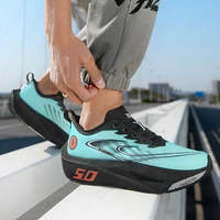 Chaussures de sport décontractées pour hommes et femmes, baskets à plateforme, plaque de carbone, course de Marathon, absorbant les chocs, chaussure d'entraînement d'athlétisme 5