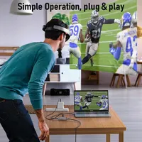 Lemorele HDMI to USB C 4k 60Hz AR Glasses Converter Adapter HDMI Display for USB-C Portable Screen Game Consoles Various TV Boxe - Image 4