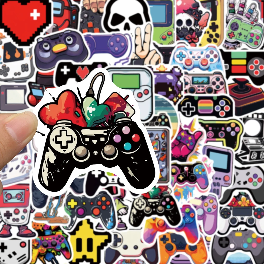 10/30/57pcs Cool Cartoon Video Game Stickers Vintage Funny DIY Sticker Graffiti Phone Case Bike Car Fun Classic Kid Sticker Toy - 3