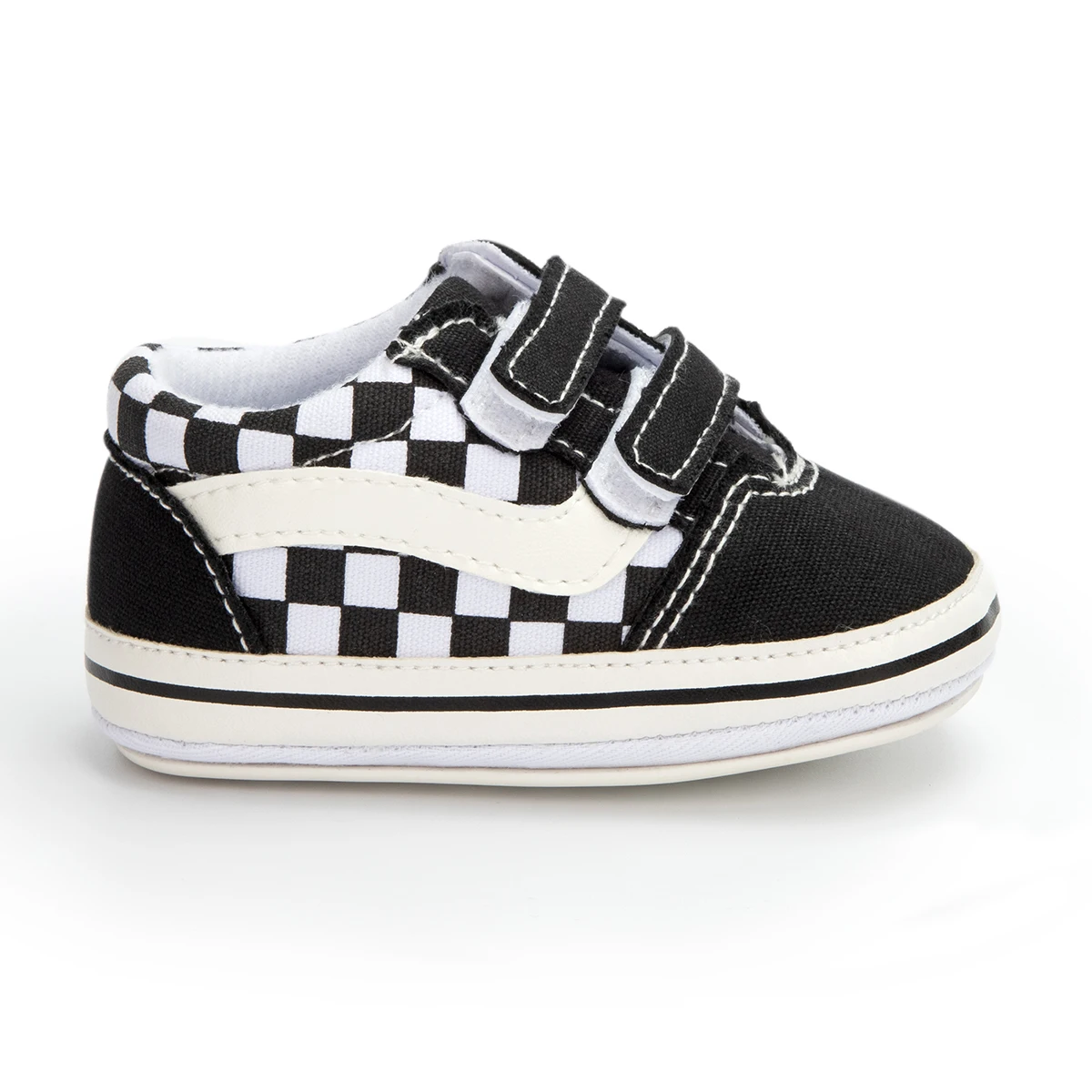 Meckior Baby Boy Mädchen Schuhe Canvas Turnschuhe rutsch feste Gummis ohle Streifen erste Wanderer Säugling Baby Freizeit schuhe – Detail 11