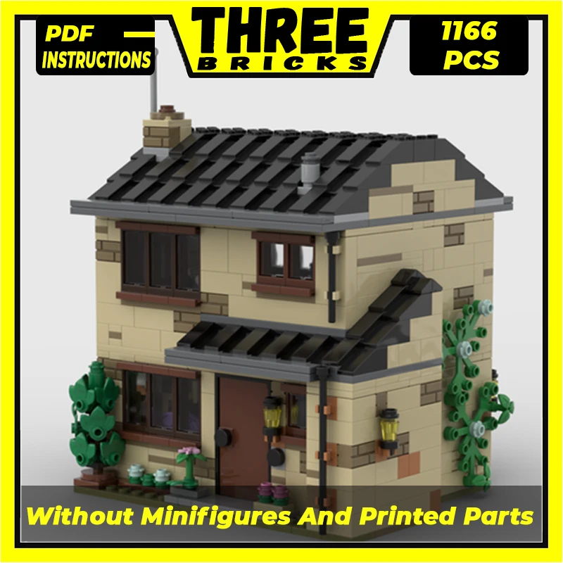 

Moc Building Blocks Modular Street View Privet Drive House Technical Bricks DIY Assembly Christmas Toys For Child Holiday Gifts