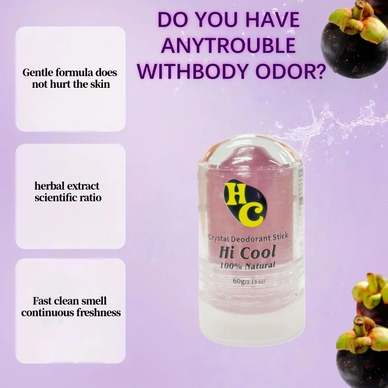 Natural Alum Crystal Deodorant Stick For Odor Control Unisex_voghion.com