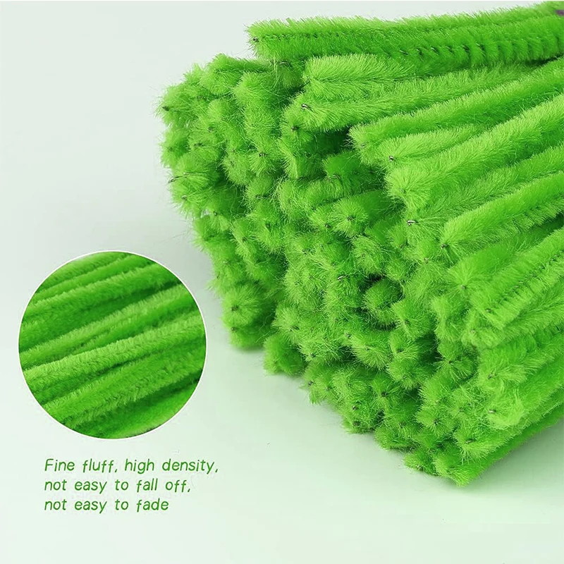 Chenille stem 100Pcs 30cm colors for DIY handcraft wool root fluffy bar twisting decor pipe cleaner plush
