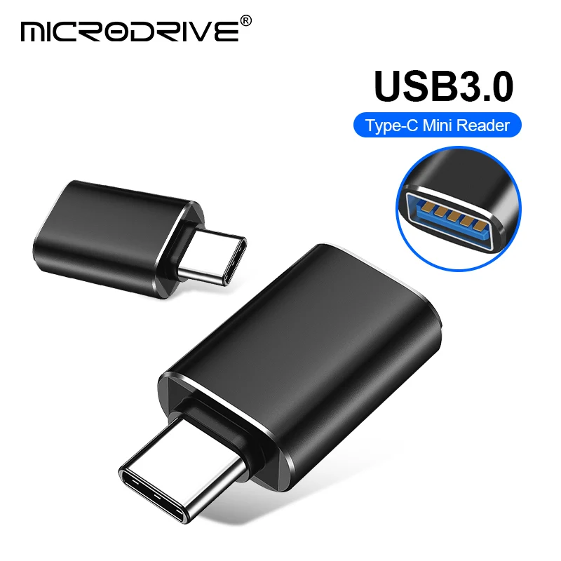 Type-C-Micro TF SD OTG 어댑터 미니 휴대용 스마트 메모리 카드 리더기/USB-Type-c 전화 노트북 PC/TF 카드는 포함되지 않음