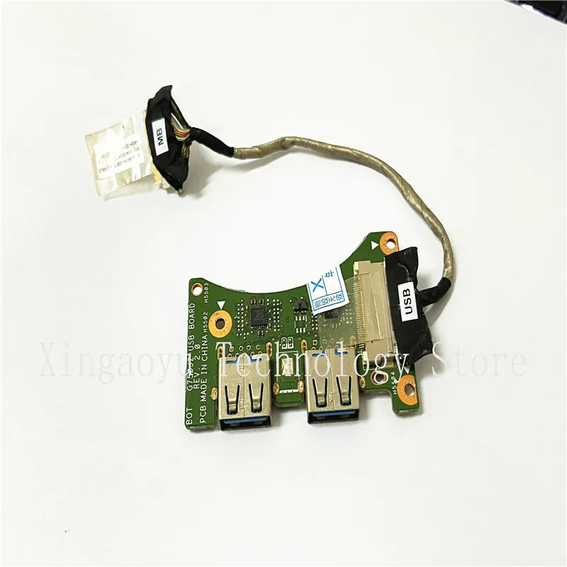 Фото USB-плата G750JWUSB для ASUS G750JX G750JH G750JM G750J G750JS G750JZ, USB-плата, плата ввода-вывода для ноутбука, интерфейсная плата с кабелем №2