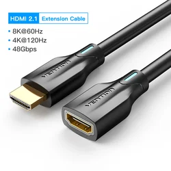 Ultra High - Speed 8K HDMI 2.1 Extension Cable - Male to Female Extender - 1m (HDMI 2.1)