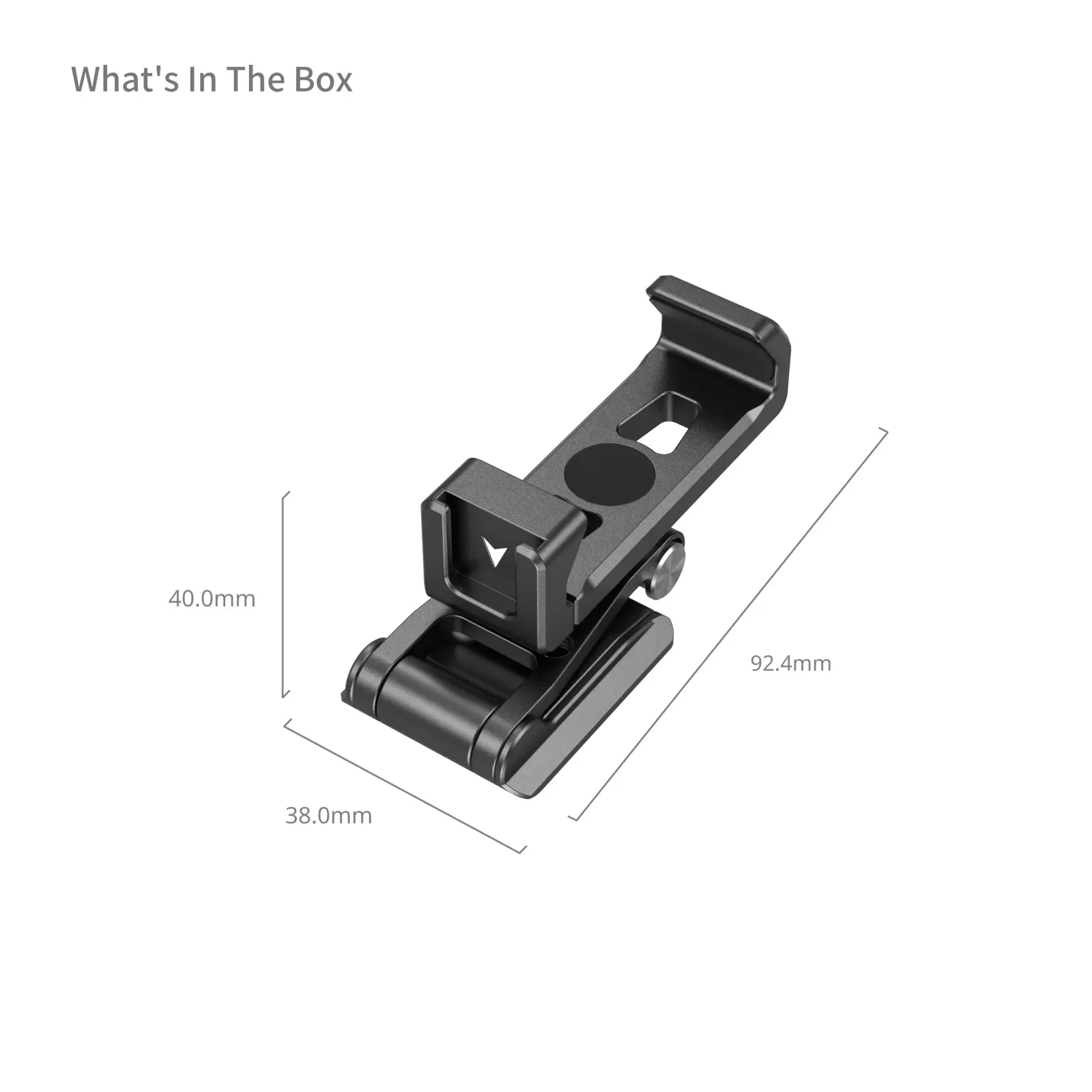 SmallRig 범용 스마트폰 클립 금속 휴대폰 거치대, Arca-Swiss 지지대, Arca-Swiss 마운트 삼각대, 스마트폰 4611