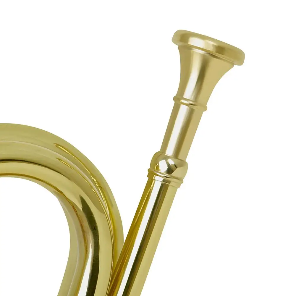 Bugle Trumpet Thickened Tubes Curved Mouthpiece Interface Brass Horn School Young Pioneers Wind Instrument Orchestra