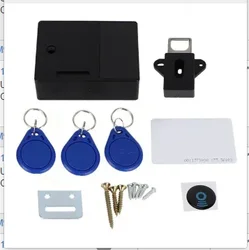1 pcs/ lot RFID Hidden Safety Digital Cabinet Lock/Electronic Drawer Locks Invisible Sensor Lock For Wardrobe Furniture