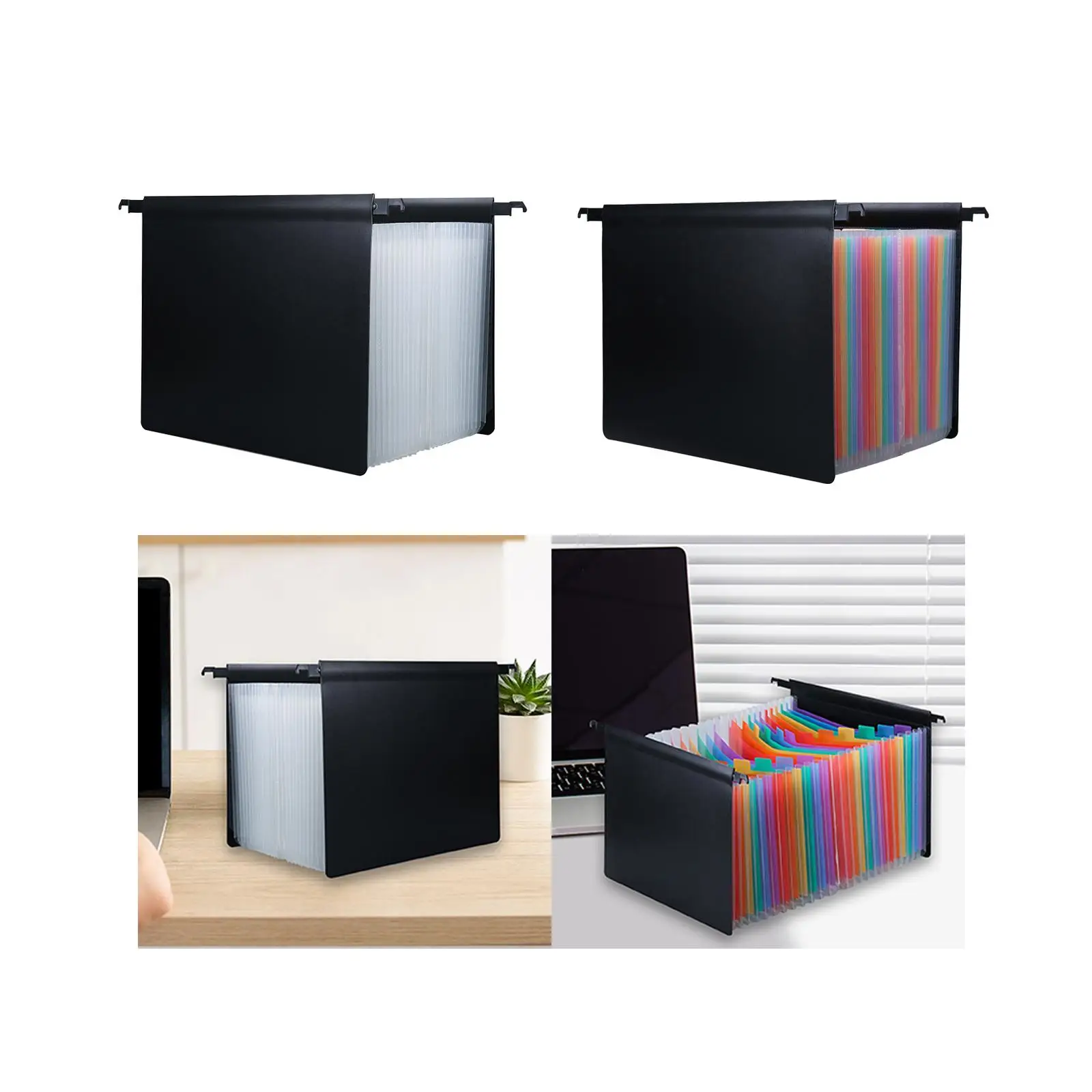 Expanding Hanging File Folder 25 Pocket Large Capacity with Tabs Accordion File Organizer for Receipts Envelopes Filing Cabinet Expanding Hanging File Folder 25 Pocket Large Capacity with Tabs Accordion File Organizer for Receipts Envelopes Filing Cabinet