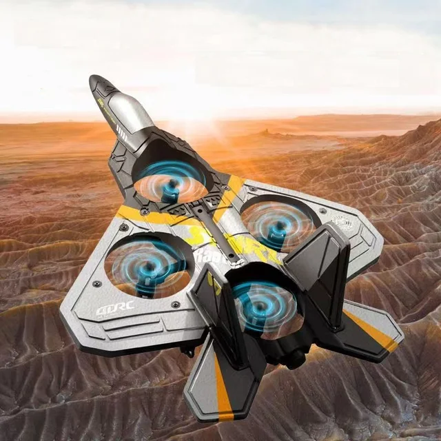 V17 Kid Electric RC Airplane Fly Glider Aeroplane 2.4G Remote Control Mini Drone Brushless Foam Fighter Jet Hover 4DRC Toy Gift 2