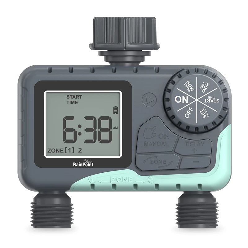 Rainpoint Digital Sprinkler Timer Giardino Ip54 Rubinetto Per Tubo Irrigazione Dell'Acqua Rubinetto Timer Ritardo Pioggia Sistema Di Irrigazione Autom