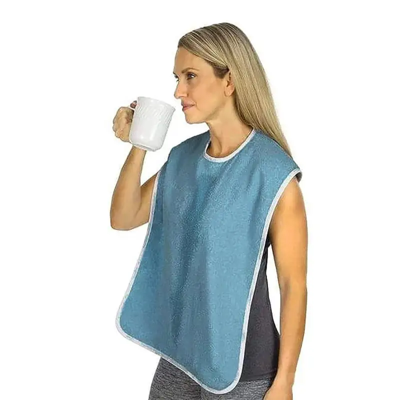 Adult Bib Anti Pollution Multi Use Apron for Eating Adult Specific Neck Care Bib Multiple Scenarios Using Bibs for Men and Women 5