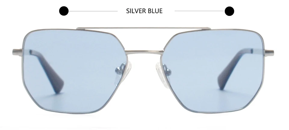 Trend Legierung Pilot Quadrat Sonnenbrille Für Männer Grün Blau Rot Polarisierte Sonnenbrille Für Frauen Uv400 Oculos Sol feminino – Detail 7