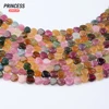 Clearance Natural Colorful Tourmaline 6mm Heart Beads Healing Crystal for Jewelry Making Bracelet DIY Accessories Wholessale 3